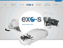 Tablet Screenshot of exo-s.com